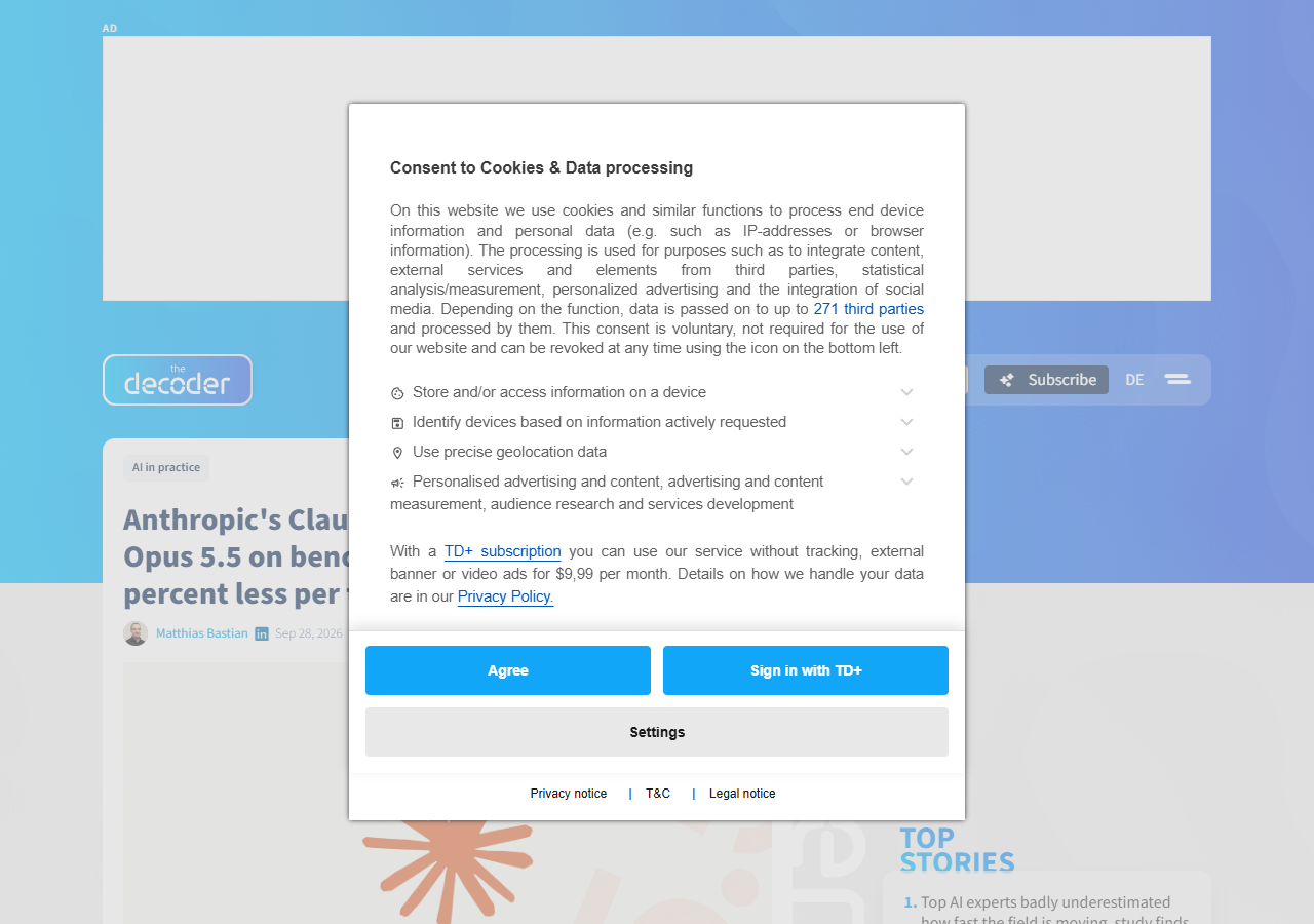 the-decoder 整理的 Sonnet 5.5 基准对比